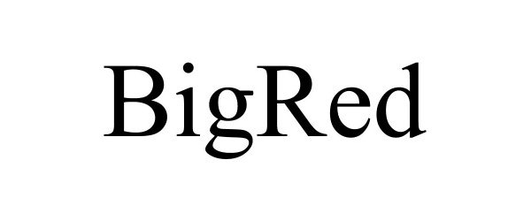 Trademark Logo BIGRED