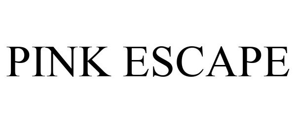 Trademark Logo PINK ESCAPE