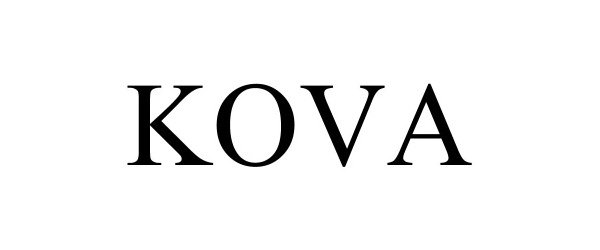 Trademark Logo KOVA