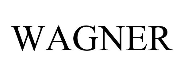 Trademark Logo WAGNER