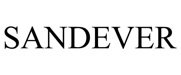 Trademark Logo SANDEVER