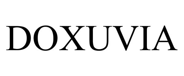 Trademark Logo DOXUVIA