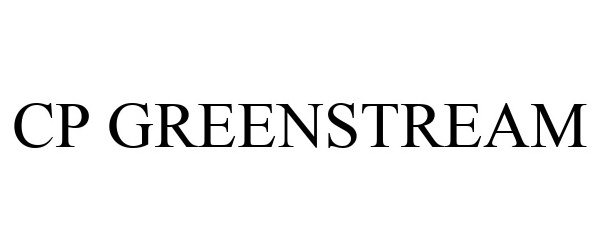 Trademark Logo CP GREENSTREAM