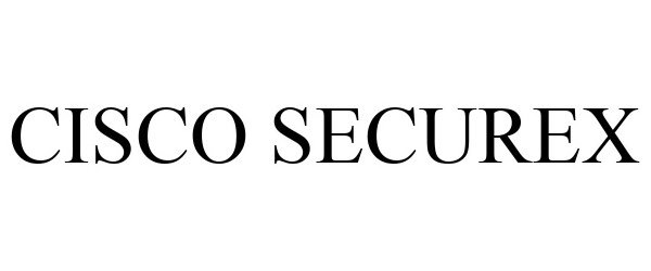 Trademark Logo CISCO SECUREX