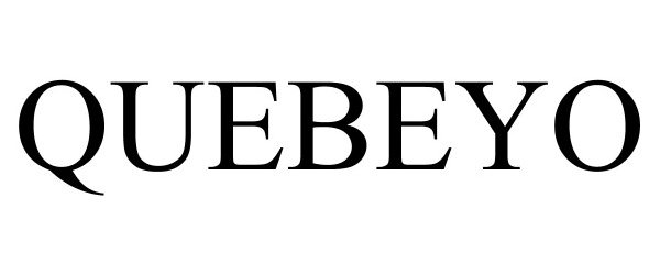 Trademark Logo QUEBEYO