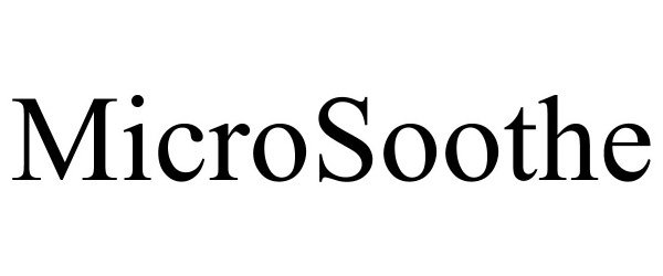 Trademark Logo MICROSOOTHE
