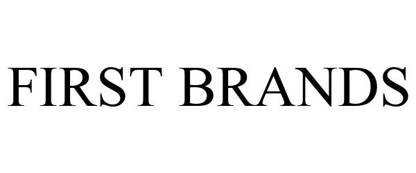 Trademark Logo FIRST BRANDS