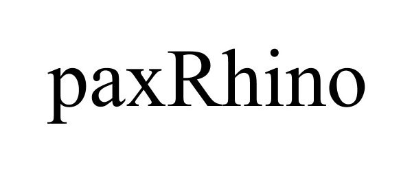 Trademark Logo PAXRHINO
