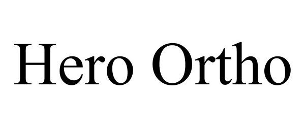 Trademark Logo HERO ORTHO