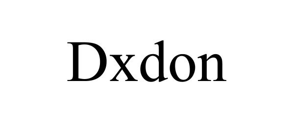 Trademark Logo DXDON