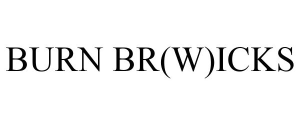 Trademark Logo BURN BR(W)ICKS