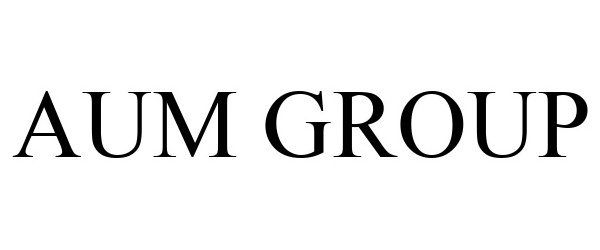 Trademark Logo AUM GROUP