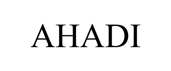 Trademark Logo AHADI