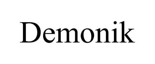 Trademark Logo DEMONIK