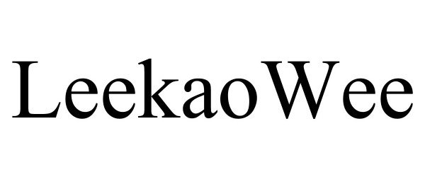 Trademark Logo LEEKAOWEE