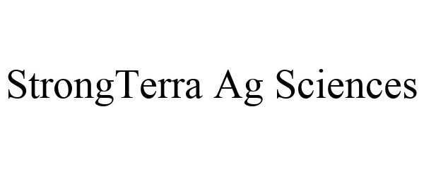Trademark Logo STRONGTERRA AG SCIENCES