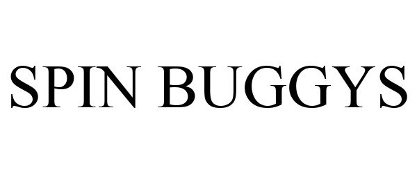 Trademark Logo SPIN BUGGYS
