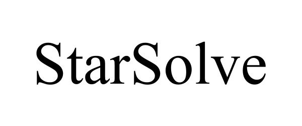 Trademark Logo STARSOLVE