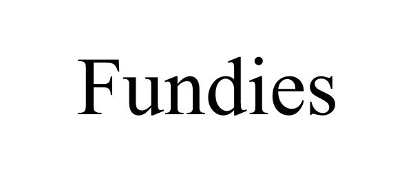 Trademark Logo FUNDIES