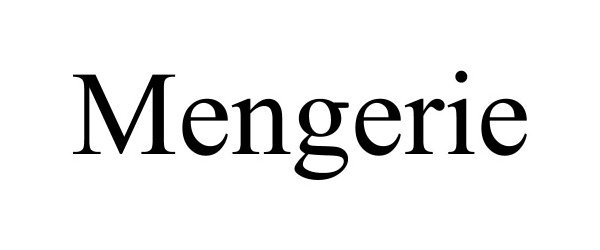 Trademark Logo MENGERIE
