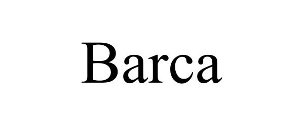 Trademark Logo BARCA