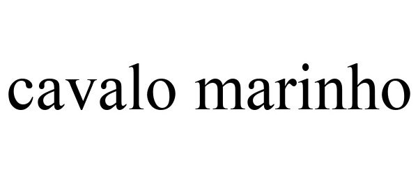 Trademark Logo CAVALO MARINHO