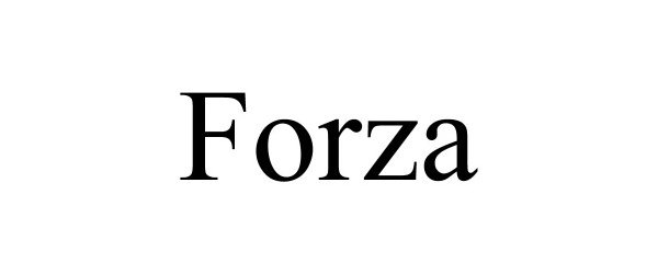 Trademark Logo FORZA