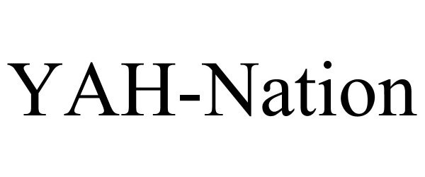 Trademark Logo YAH-NATION
