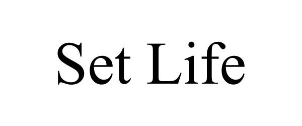 Trademark Logo SET LIFE