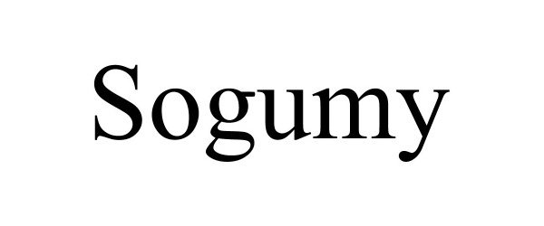 Trademark Logo SOGUMY