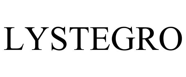 Trademark Logo LYSTEGRO