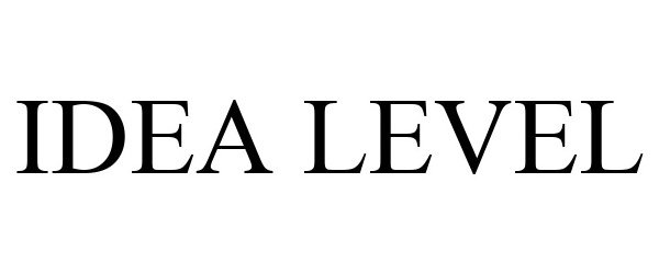 Trademark Logo IDEA LEVEL