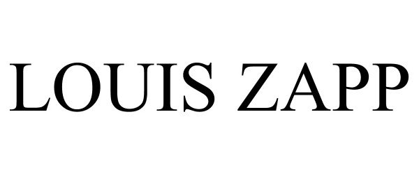  LOUIS ZAPP