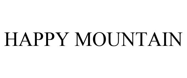 Trademark Logo HAPPY MOUNTAIN