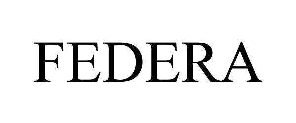 Trademark Logo FEDERA