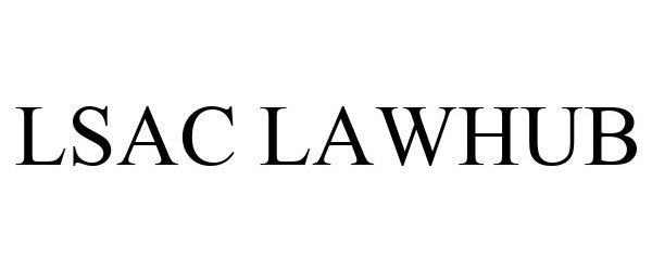 Trademark Logo LSAC LAWHUB