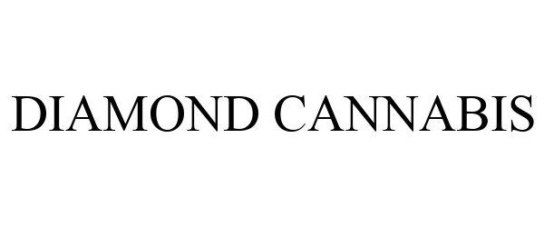 Trademark Logo DIAMOND CANNABIS