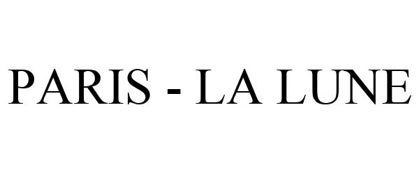 Trademark Logo PARIS - LA LUNE