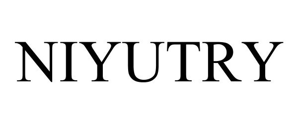 Trademark Logo NIYUTRY