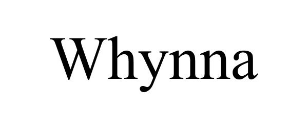 Trademark Logo WHYNNA