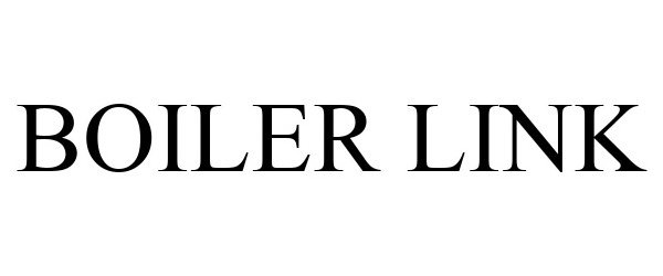 Trademark Logo BOILER LINK