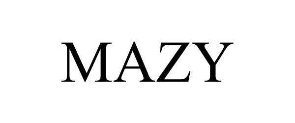Trademark Logo MAZY
