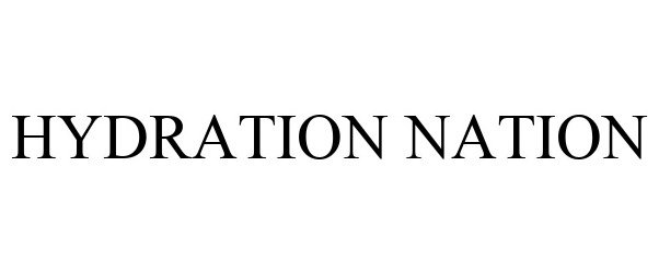 Trademark Logo HYDRATION NATION