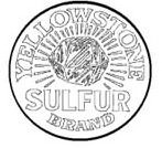 Trademark Logo YELLOWSTONE BRAND SULFUR