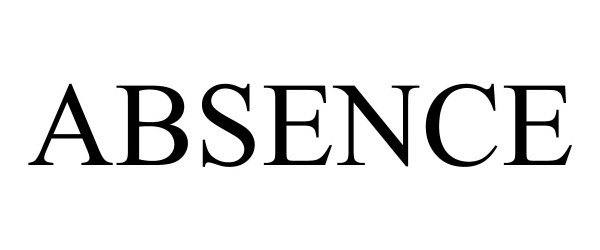 Trademark Logo ABSENCE