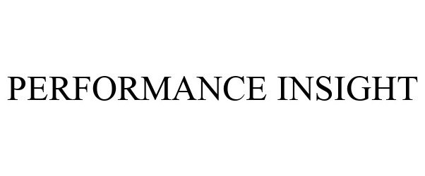 PERFORMANCE INSIGHT