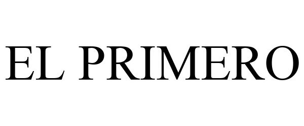 Trademark Logo EL PRIMERO
