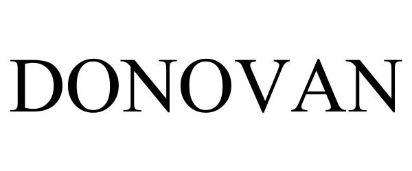 Trademark Logo DONOVAN
