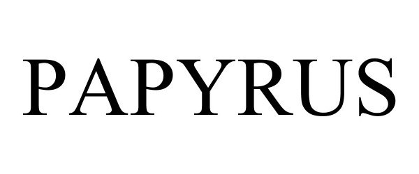 Trademark Logo PAPYRUS