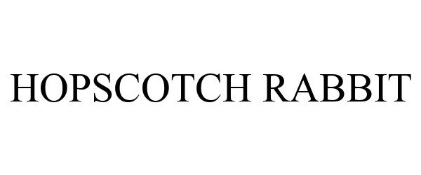 Trademark Logo HOPSCOTCH RABBIT